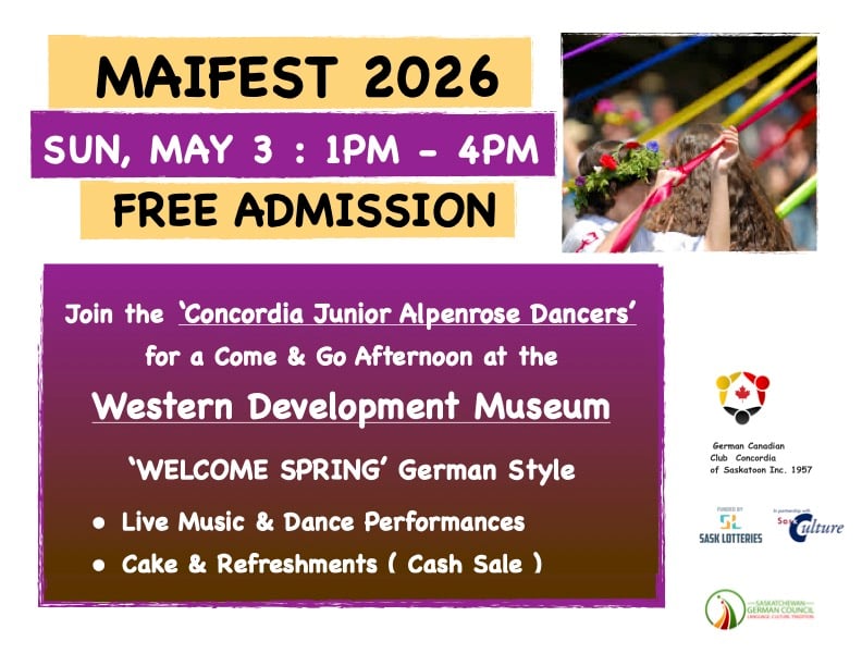 Spring Celebration at the WDM on Sunday, May 3 from 1pm-4pm. Come & Go. Cake & Coffee for Cash Sale. 