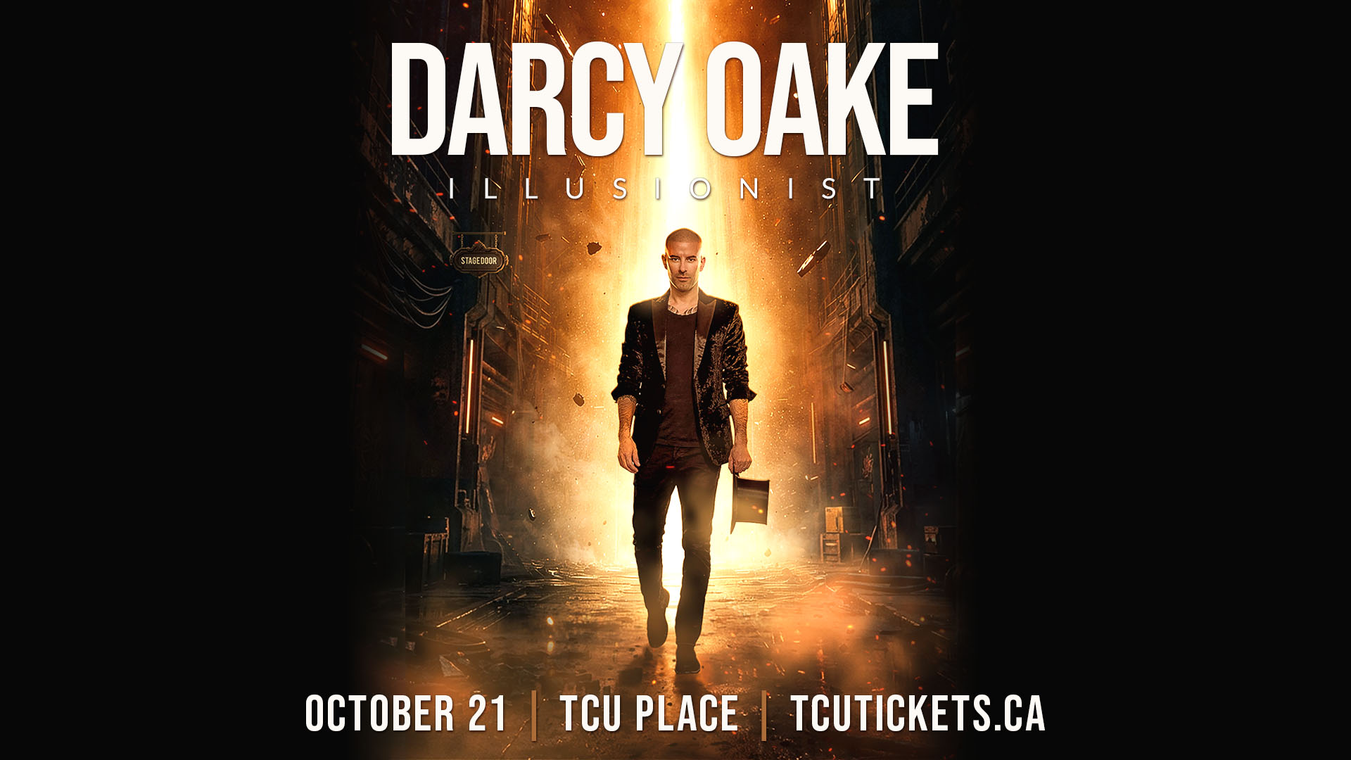 An image of a man in a suit jacket carrying a top hat.