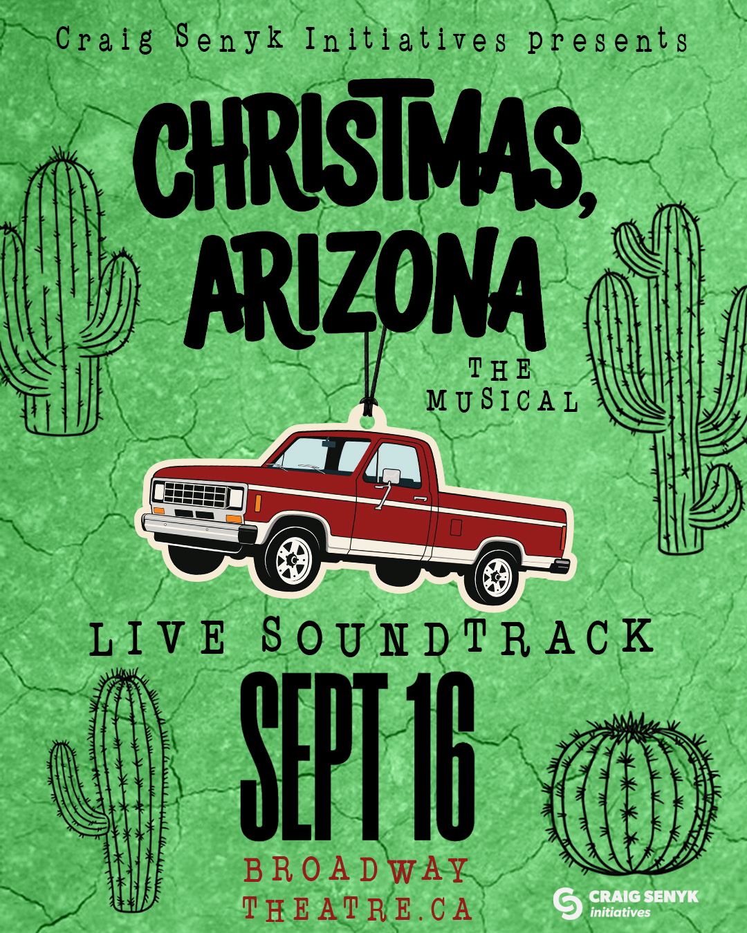 Event poster for Christmas, Arizona The Musical: Live Soundtrack