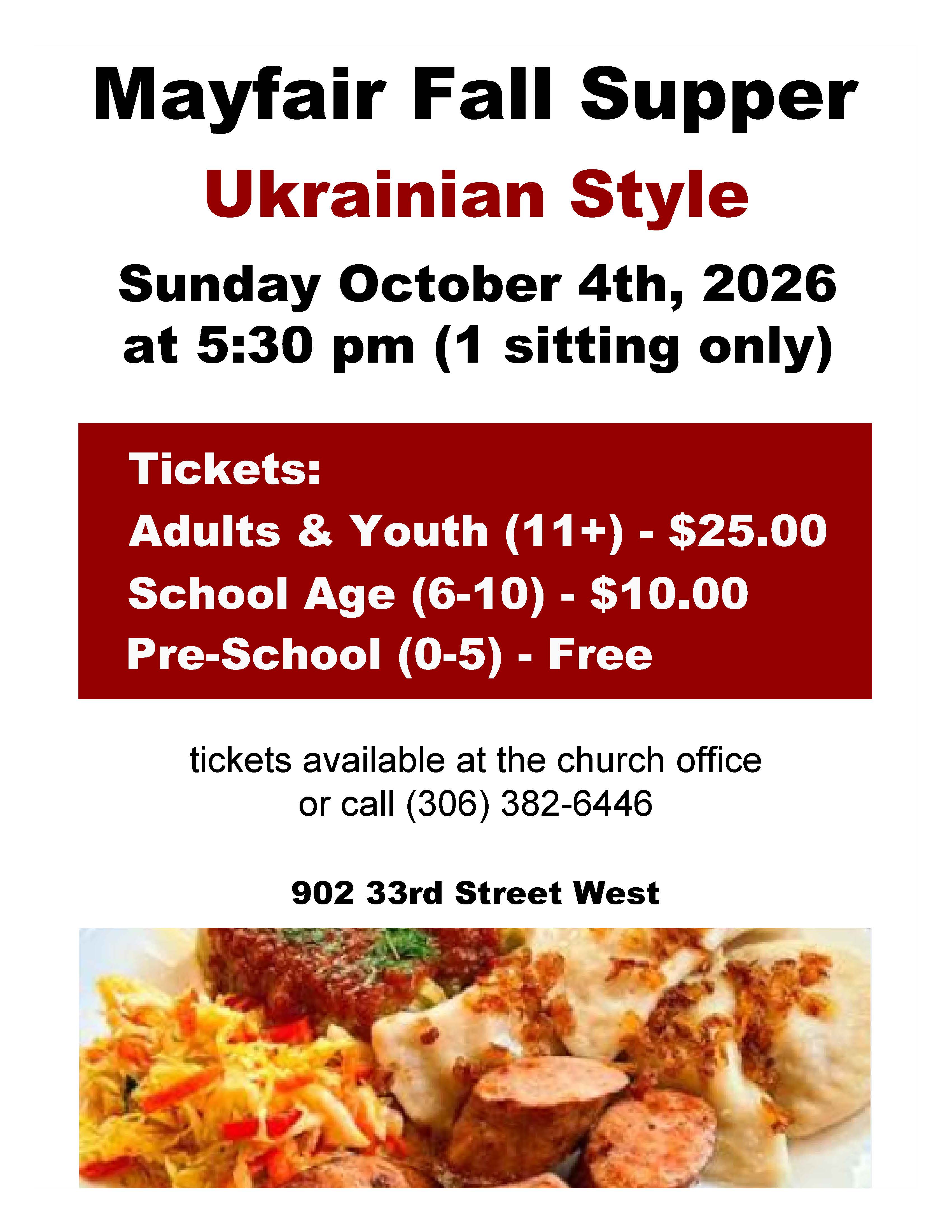 poster with all information