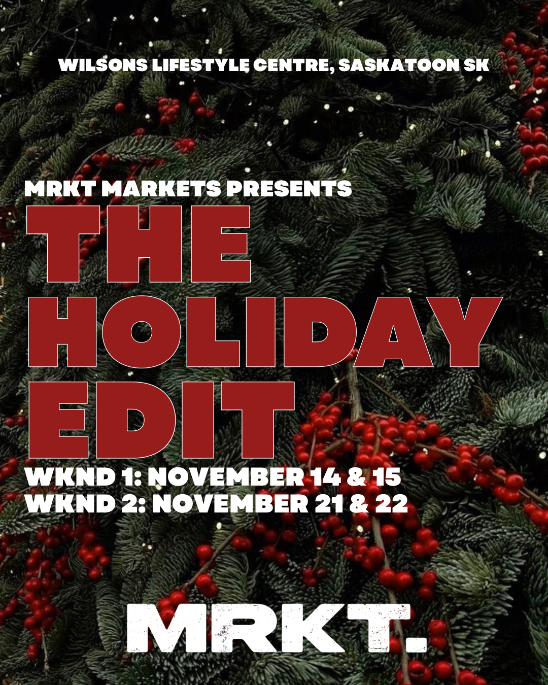 MRKT: Market Vibes, Good Finds. Saskatchewan's curated market for local small businesses.