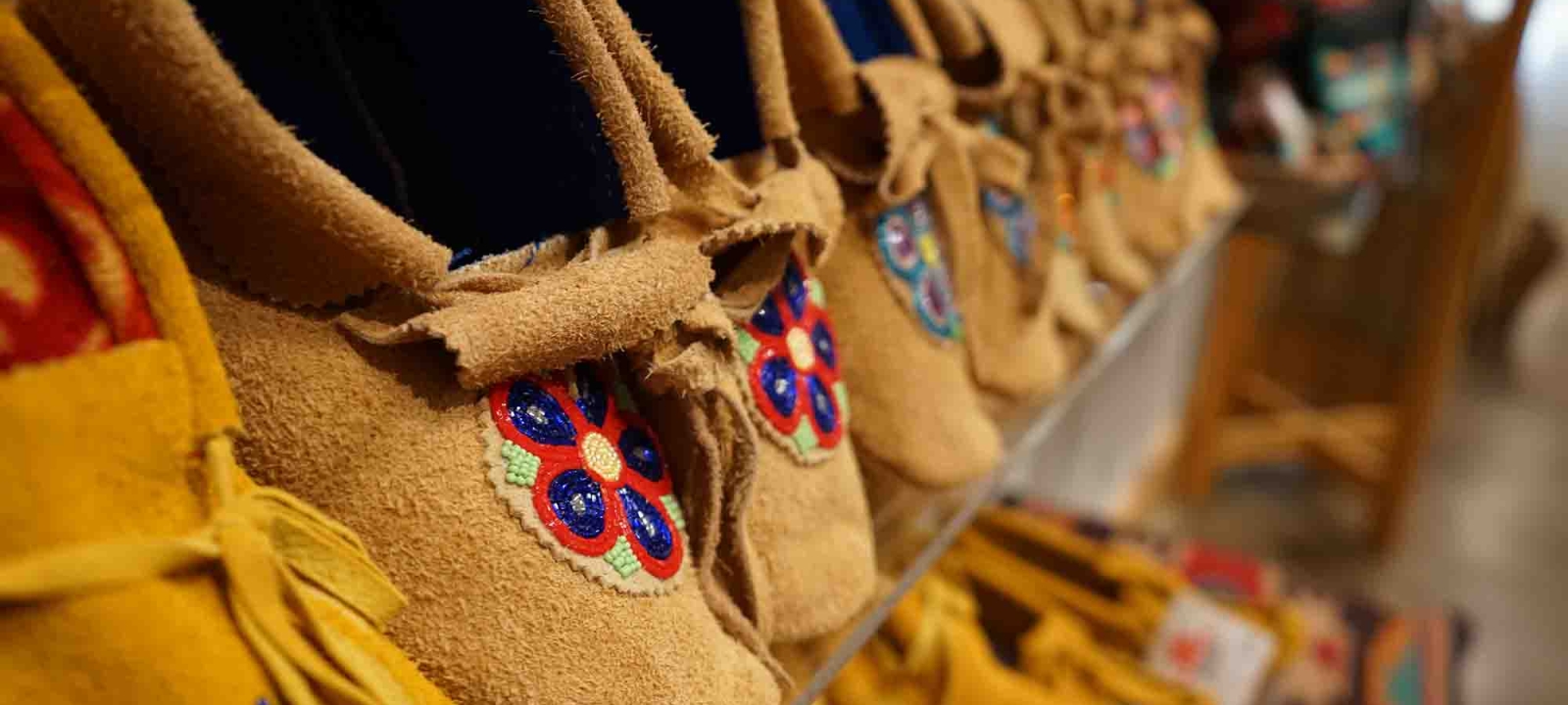 Handmaking Moccasins at Wanuskewin's Culture Week