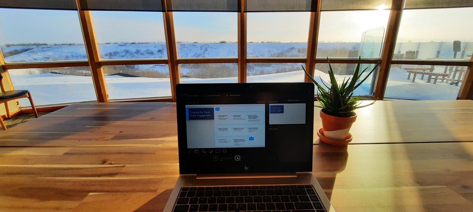 Desk for a Day at Wanuskewin