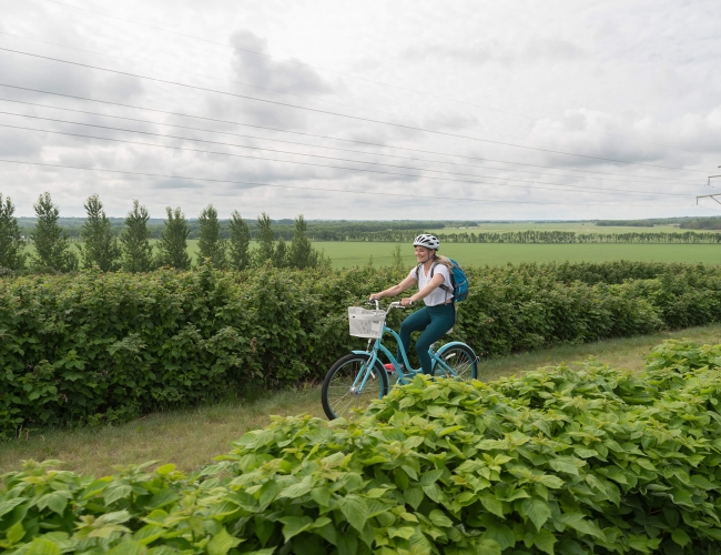 Biking in saskatoon