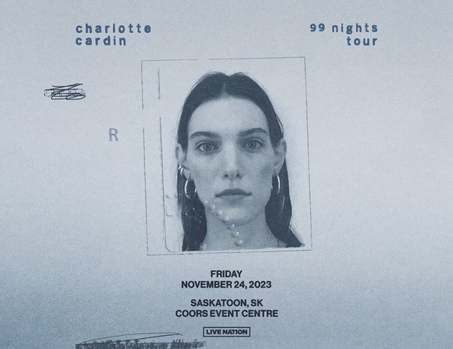 Poster for Charlotte Cardin event
