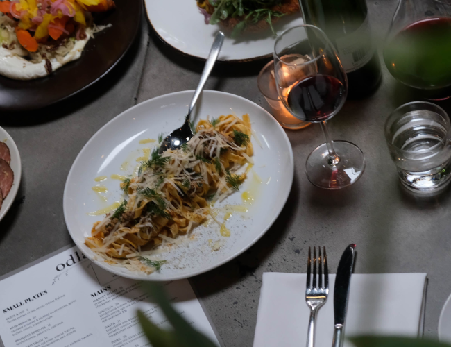 pasta at Odla
