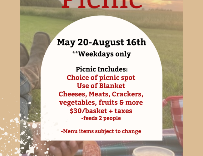 Available from May 20th – August 16th  (Weekdays Only)