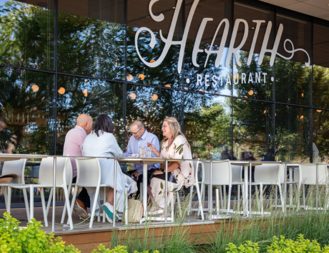 Hearth patio