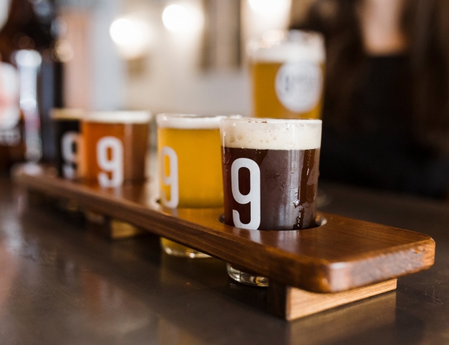 flight of beers