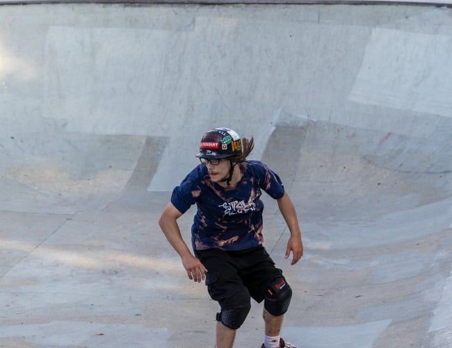 Skateboarding