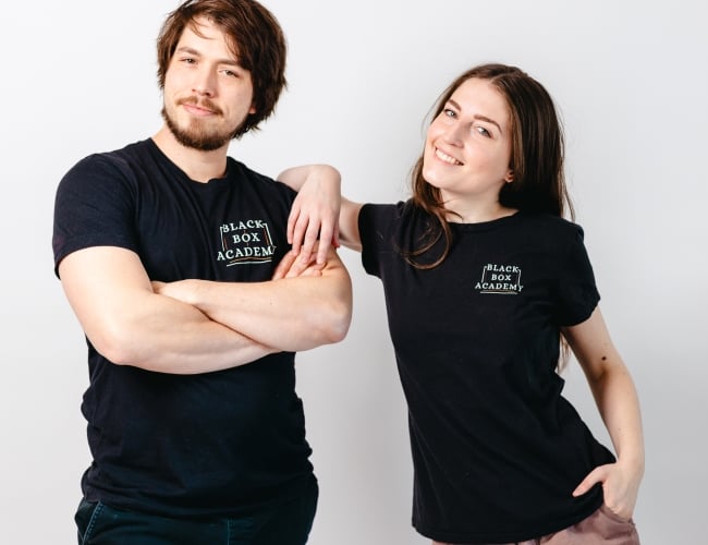 Graham & Kristin the founders of Blackbox Academy