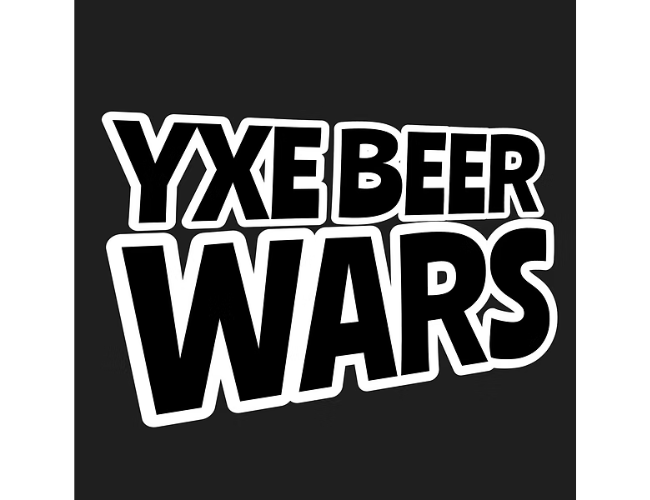 Words spelling: "YXE Beer Wars"