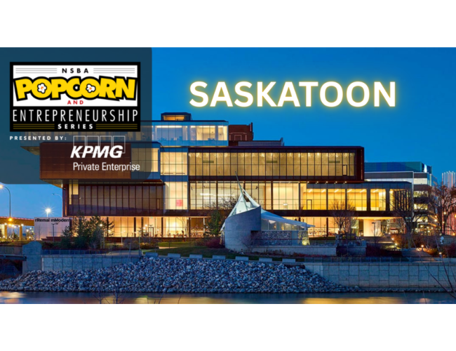 NSBA Popcorn and Entrepreneurship promotional poster