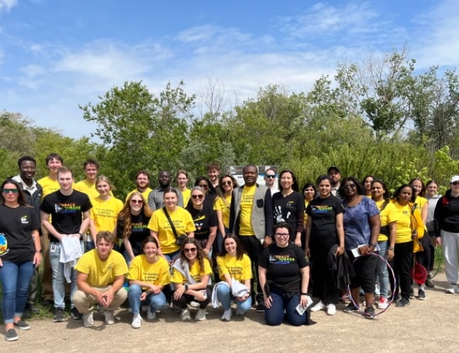 Historic tour through a City of Saskatoon heritage forest