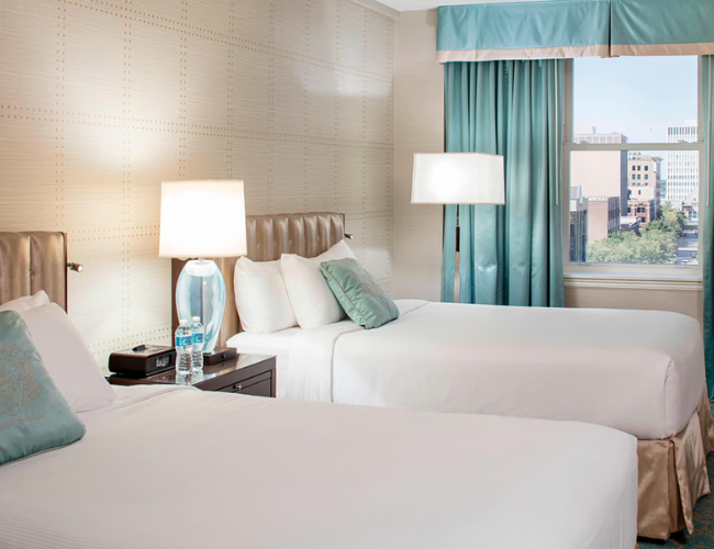 twin bed room
