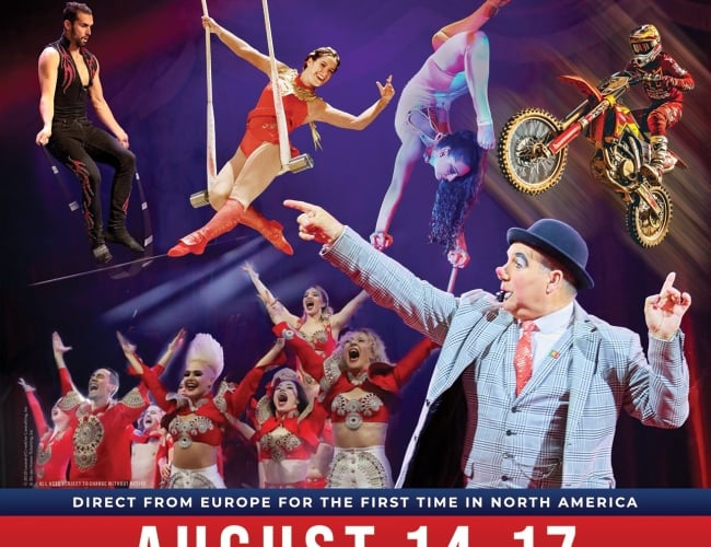 🎪 A Super Circus Experience like no other! Saskatoon, SK - Join us for an unforgettable evening of thrilling performances, mesmerizing lights, and whimsical delights under the big top. Europa Super Circus puts a modern twist on a beloved classic circus. Join us for this all-new production featuring an international company of award-winning, world-class circus artists. See this re-energized and reinvigorated production for the FIRST TIME in Canada! 🇨🇦