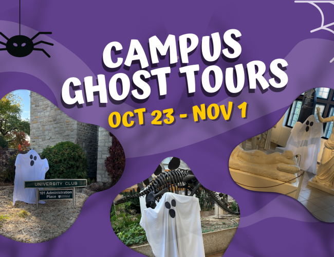 Campus Ghost Tours October 23 to Nov 1