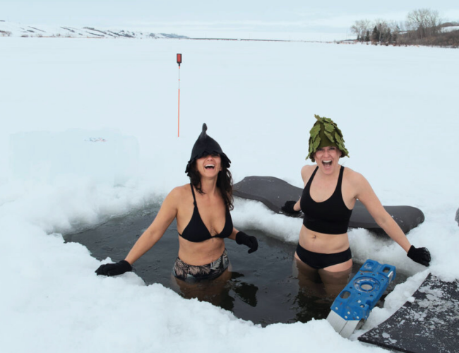 Sauna and Polar Plunge