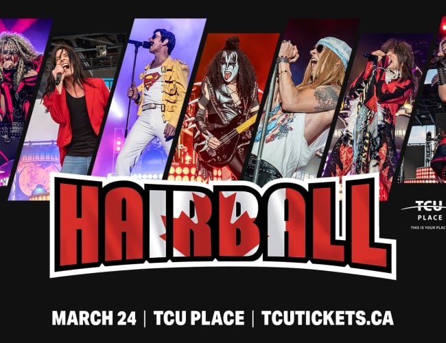 An image of singers dressed as famous rock frontmen. 