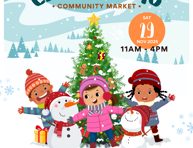 Christmas Community Market at Confederation Mall on Saturday November 29 from 11am to 4pm