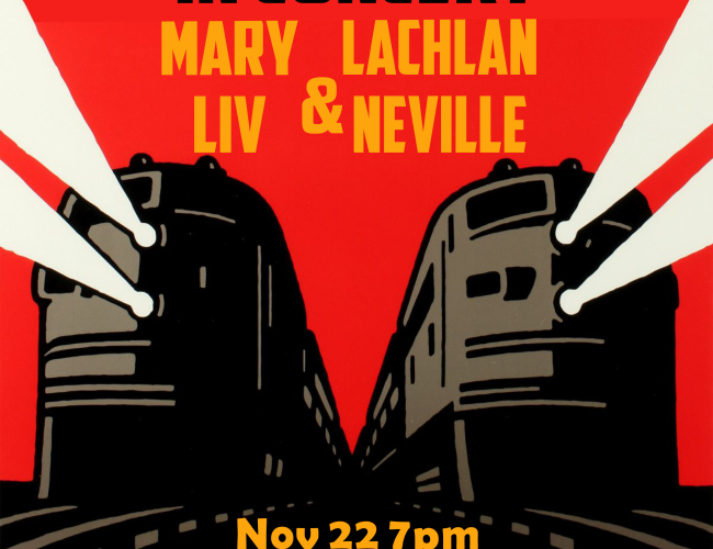 Mary Liv's last Saskatoon show of 2025! Nov. 22nd at the Art Bar with Lachlan Neville