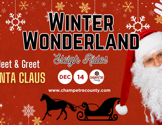 Champetre County Santa and Sleigh Rides 2025