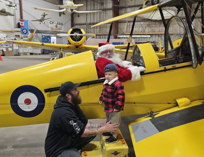 Create memories with Santa at the Saskatchewan Aviation Museum!