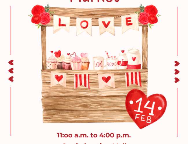 event, Community Market, Saskatoon, Valentine's Day, Family 