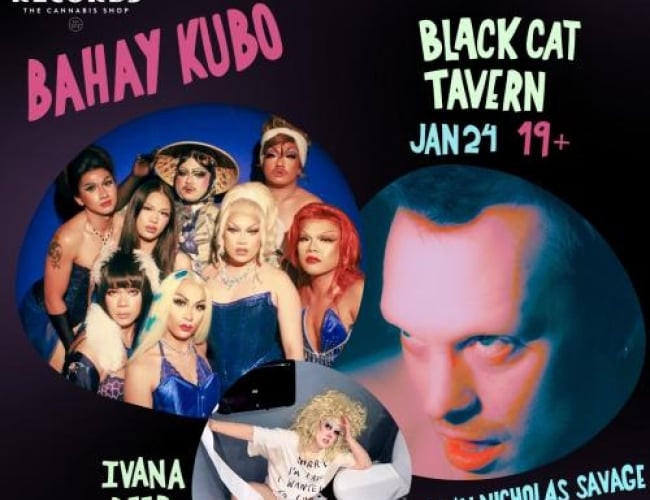 Image of the WTPN YXE 2026 Music Festical for the bands: Bahay Kubo with Ivana Beer & Sean Nicholas Savage at the Black Cat Tavern! (19+)