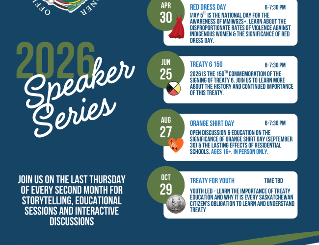 The image features a poster with event details for the 2026 OTC speaker series