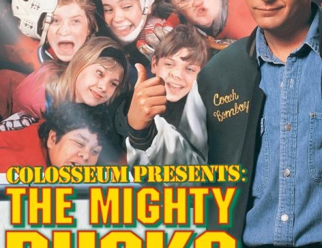 Image of the actors from the movie The Mighty Ducks. 