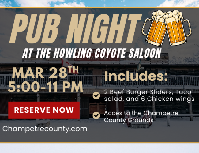 Saloon Pub Night at Champetre County