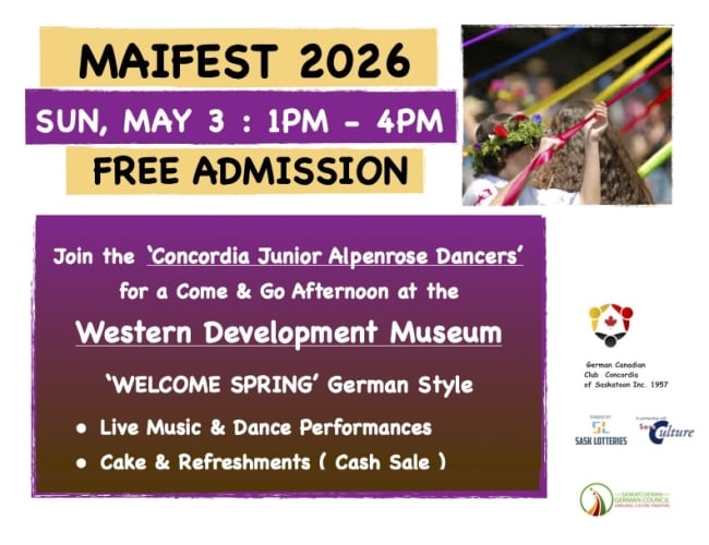 Spring Celebration at the WDM on Sunday, May 3 from 1pm-4pm. Come & Go. Cake & Coffee for Cash Sale. 