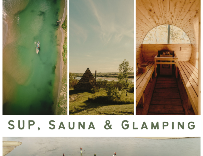 SUP, Sauna & Glamping Retreat