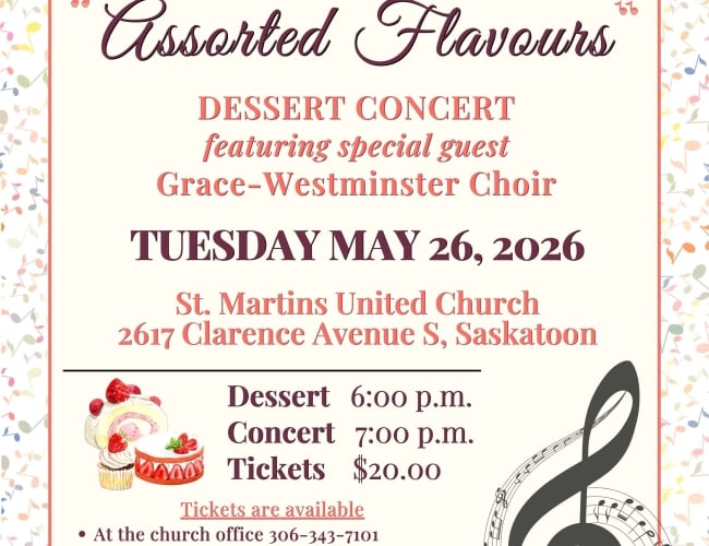 The St. Martin’s United Church CONTEMPORARY SINGERS Present "ASSORTED FLAVOURS"