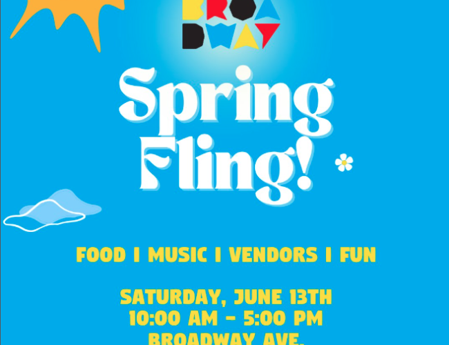 Broadway Spring Fling poster