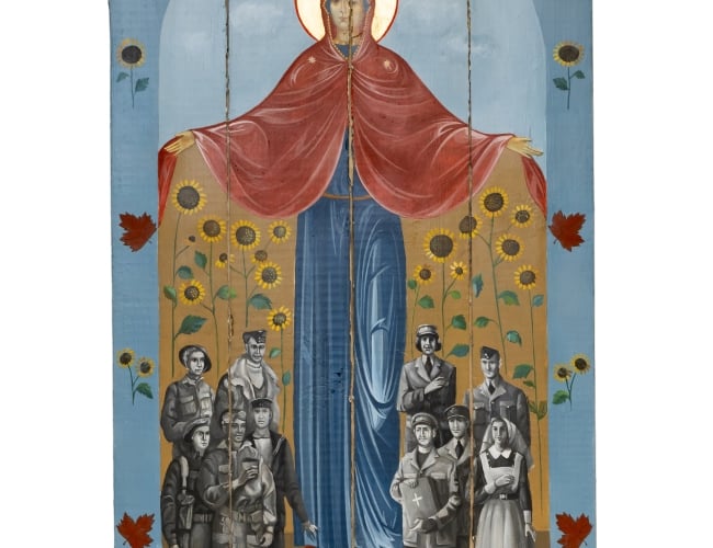 The image of the Pokrova icon