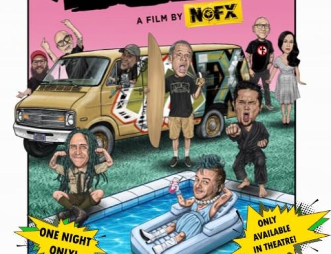 Caricatures of the NOFX crew 