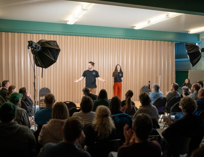 A snap from our last Student Showcase!
