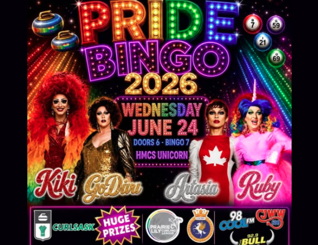 Curling Pride Bingo Poster