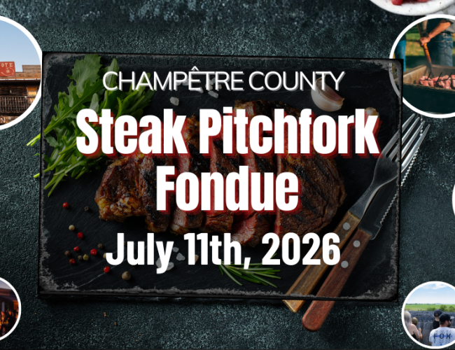 Champetre County Steak Pitchfork fondue July 11th 2026