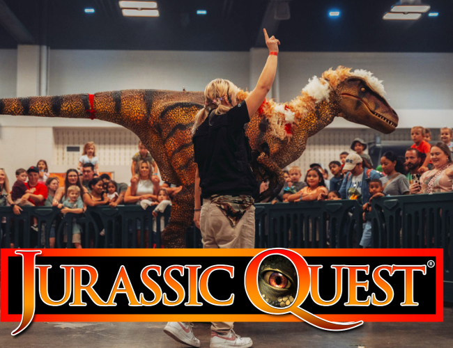 Picture of dino trainer with velociraptor 