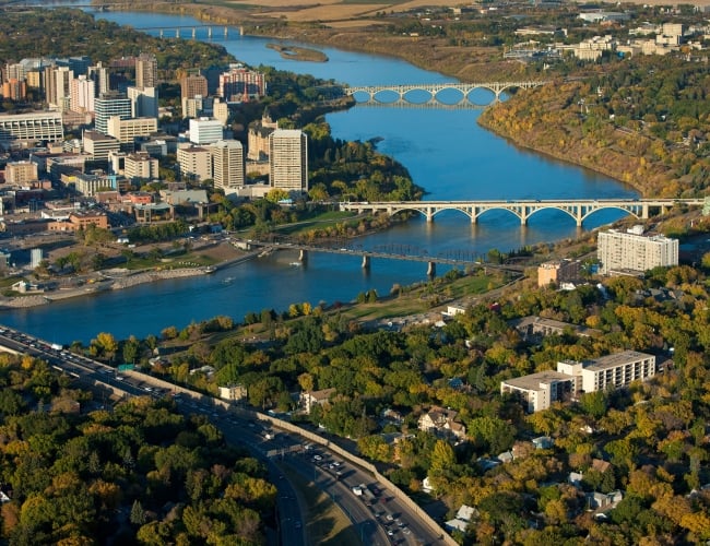 Saskatoon - Aerial Shot