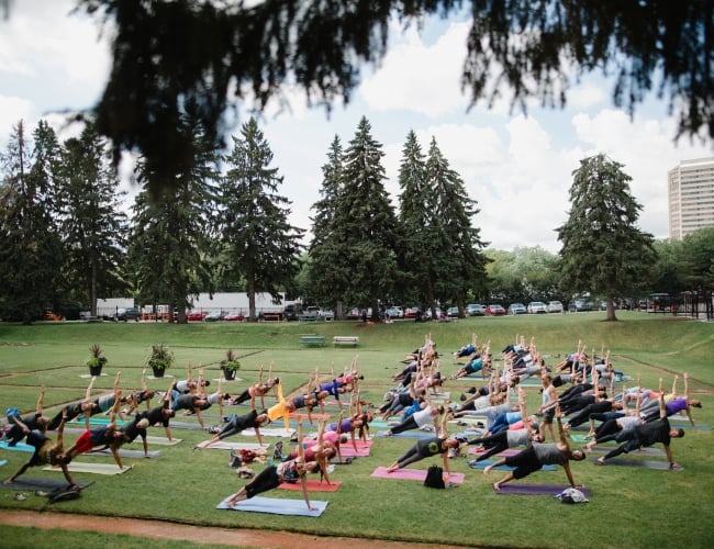Yoga in the Park