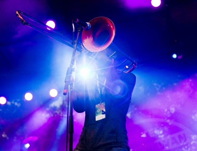 Jazz Fest Trumbone Performer