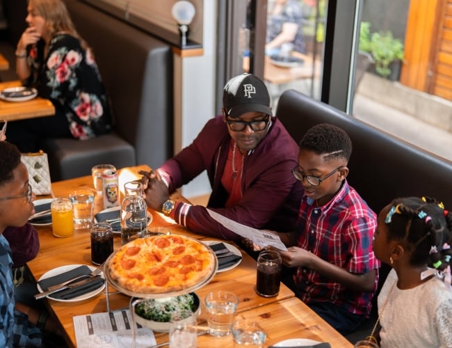 Family Eating Out