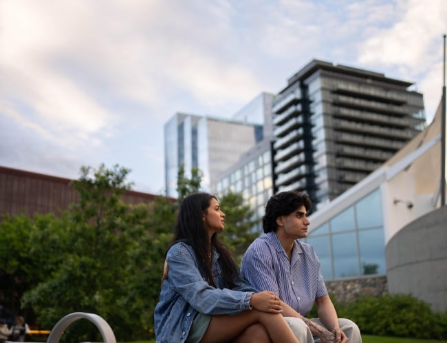 Couple at River Landing