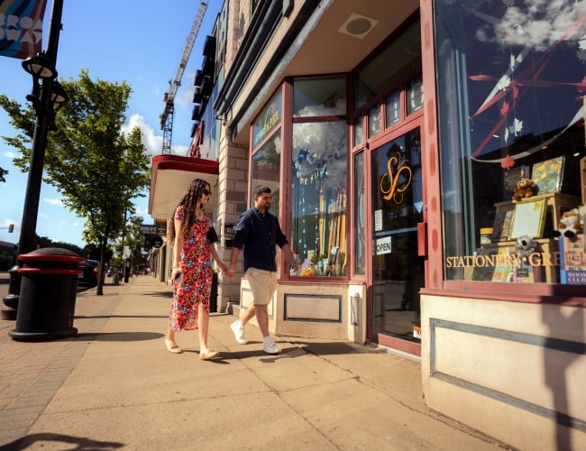 Walking into Shop on Broadway