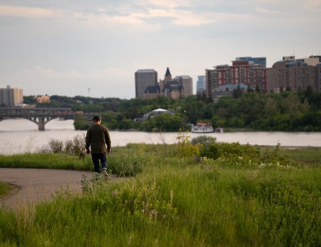 Man Walking Meewasin Solo