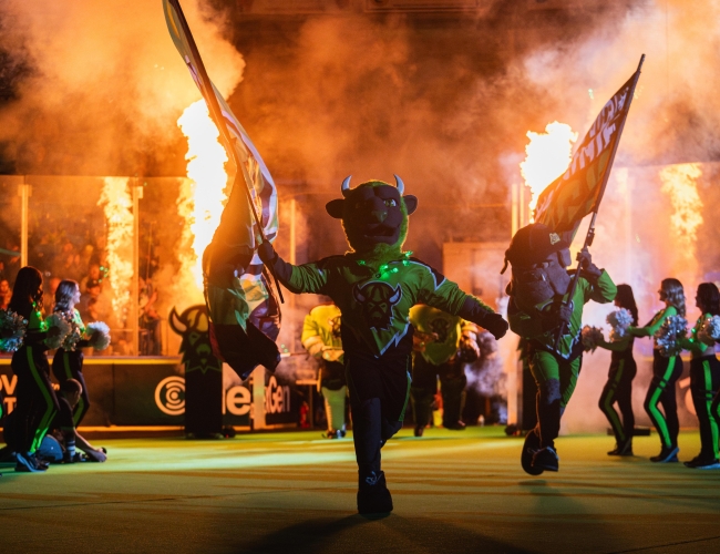 Rush Mascot Entrance